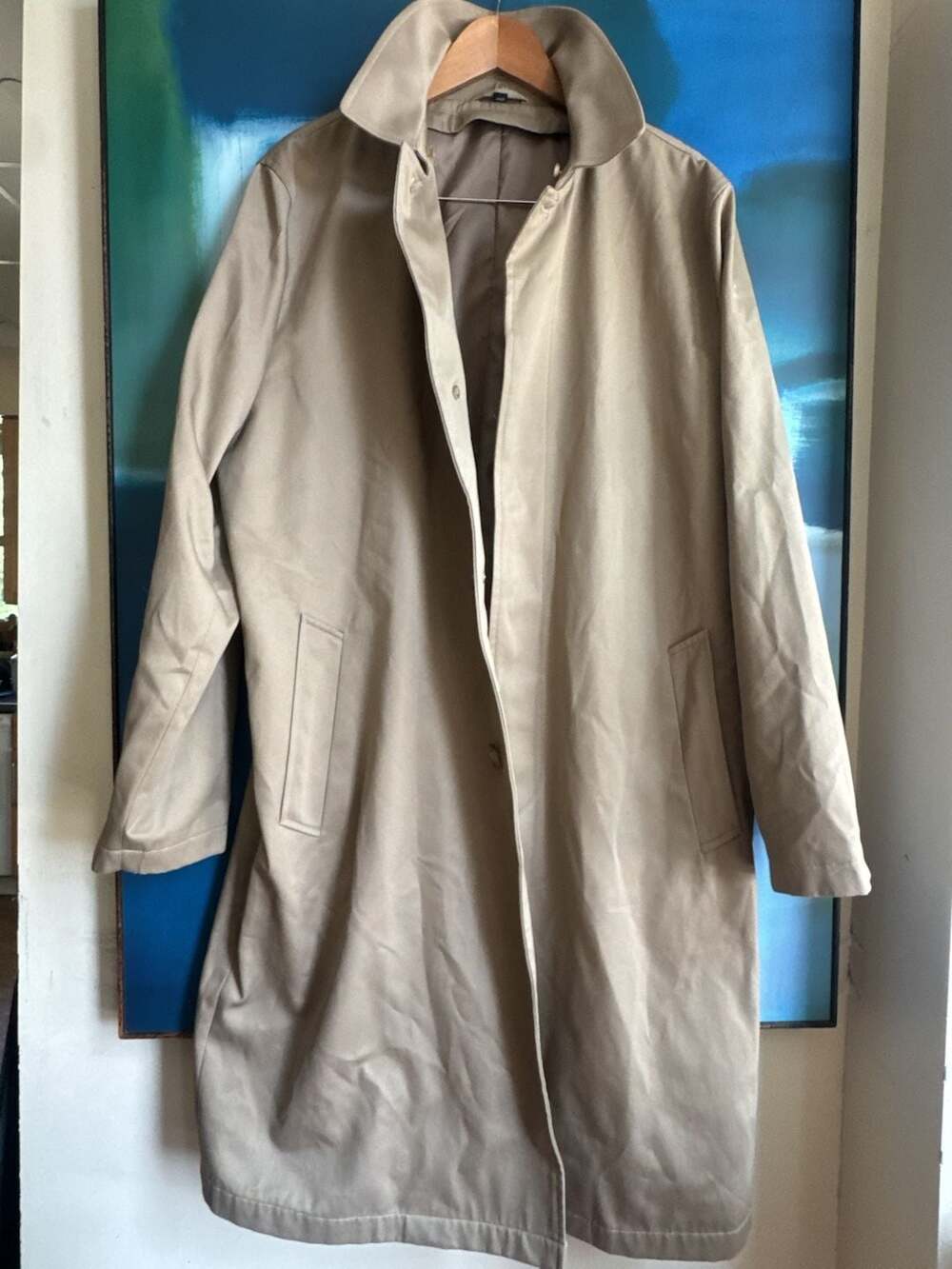 Hart Schaffner Marx Vintage Men's Beige Trench Coat